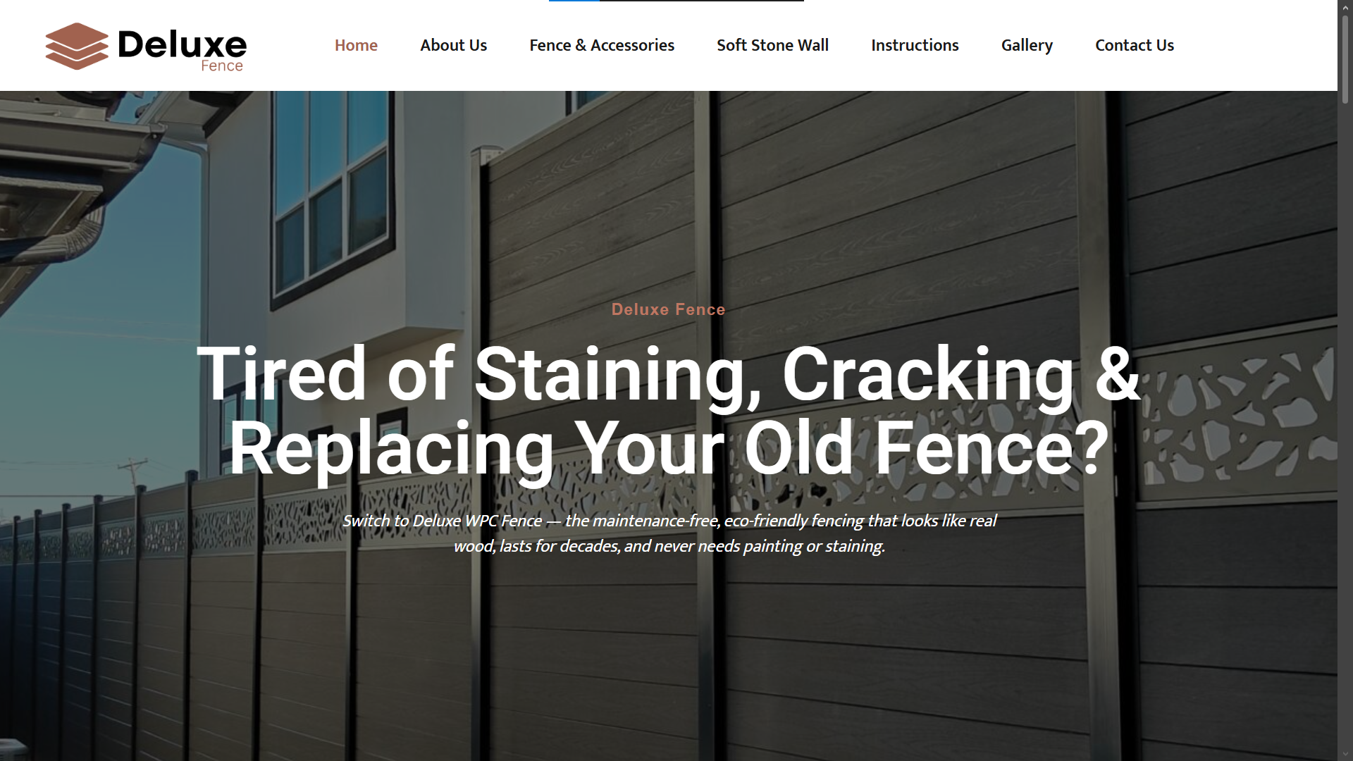 Deluxe Fence - Business Website